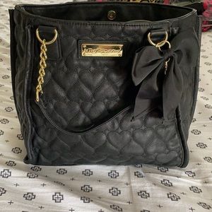 Black Betsey Johnson Tote